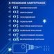 Світлодіодна гірлянда-штора 3x0,7 м 108 LED зірки 8 режимів, синя 1733054BL фото 6