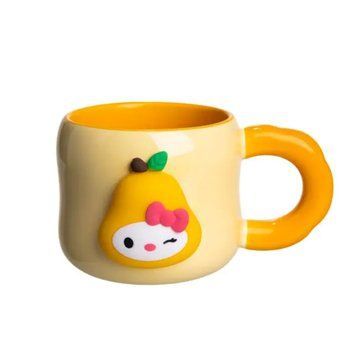 Чашка фарфоровая с магнитом Sanrio 400 (мл) подарочная кружка прикольная чашка для детей на подарок Бежевый Yiwu Бежевий FM-37A фото