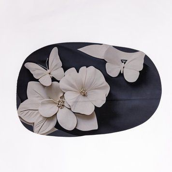 Коврик для ванной комнаты с 3D-эффектом Petal Relief 58*38 см диатомитовый Черный HP-42-38 HP-42-38 фото