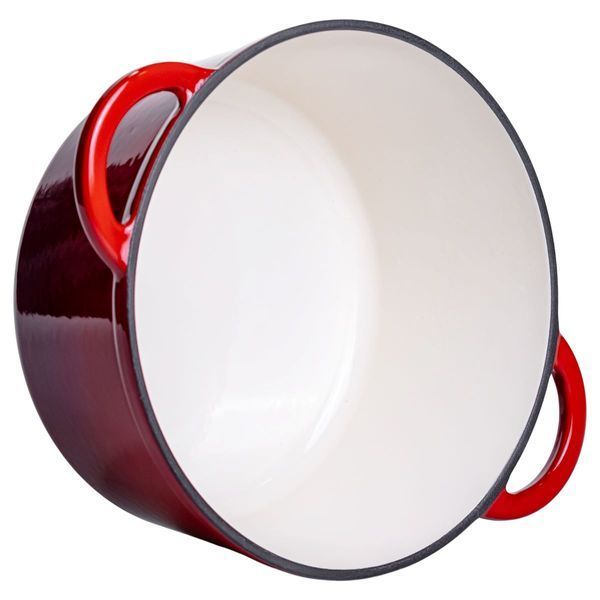 Кастрюля чугунная эмалированная 4 л, красный Yiwu HP-FLG-1 RED HP-FLG-1 RED фото