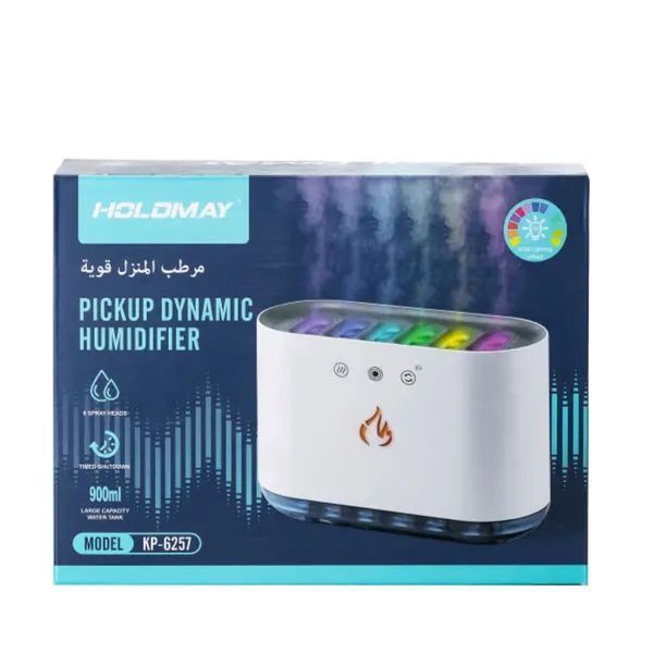 Увлажнитель воздуха с RGB-подсветкой и синхронизацией с музыкой 900 мл, белый HPKP6257 HPKP6257 фото