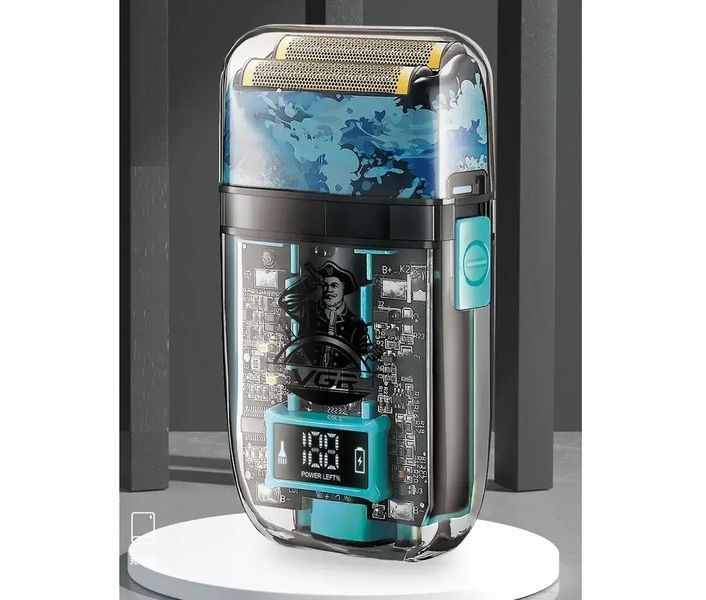Електробритва VGR V-352 шейвер, подвійне лезо, IPX5, LED Display sp9721 фото