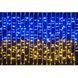 Патріотична гірлянда штора Прапор України 2*2м 160 LED класична IP44 M16905 фото 4