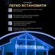 Вулична гірлянда бахрома 50 (м) 1500 led світлодіодів зовнішня синя чорний дріт 50MBBL фото 7