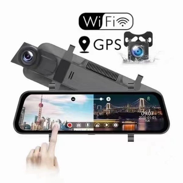 Видеорегистратор зеркало с камерой заднего вида Touch Screen Super DVR VBDVRB VBDVRB фото