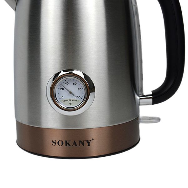 Електрочайник Sokany SK1031SS з термометром 1.7 л SK1031SS фото