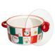 Супница фарфоровая Christmas новогодняя 800 (мл) с крышкой Yiwu FM-CS-9C FM-CS-9C фото 3