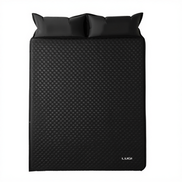 Надувний матрац 190*130*3 см похідний туристичний Чорний LU-027B LU-027B фото