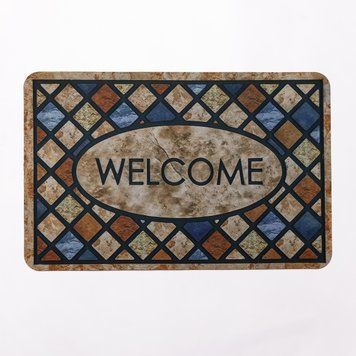 Коврик привратный Framed Welcome 58*38 см диатомитовый HP-42-40 HP-42-40 фото