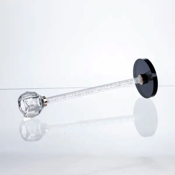 Підсвічник скляний Crystal Pillar 27 см на круглій основі HP-7-25 HP-7-25 фото