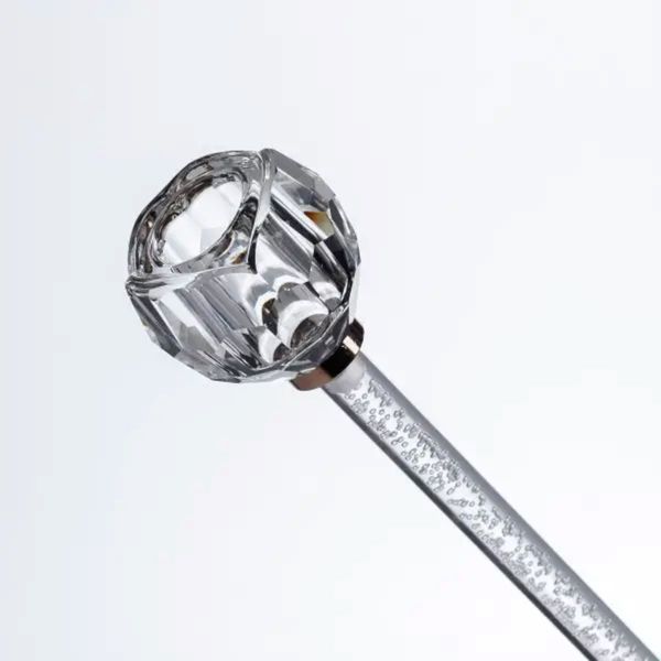Підсвічник скляний Crystal Pillar 27 см на круглій основі HP-7-25 HP-7-25 фото