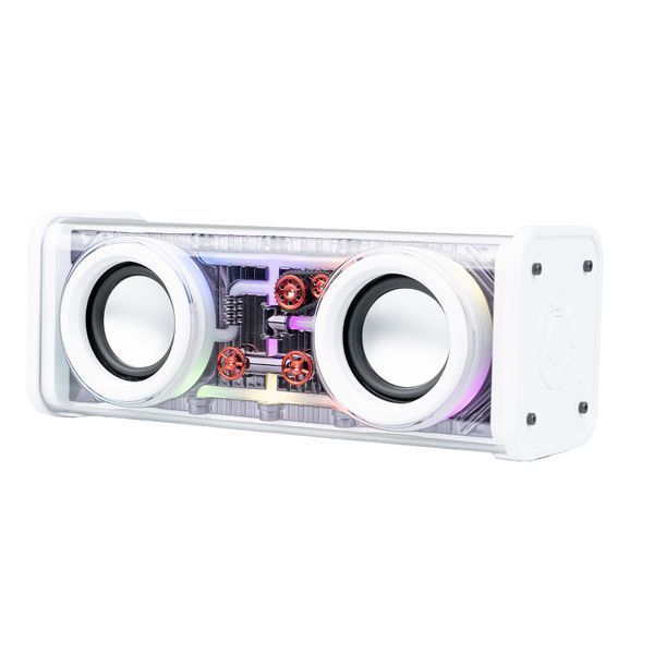 Колонка портативна V8 BT/TF/USB/TWS 10 Вт біла V8W V8W фото