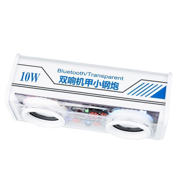 Колонка портативна V8 BT/TF/USB/TWS 10 Вт біла V8W V8W фото