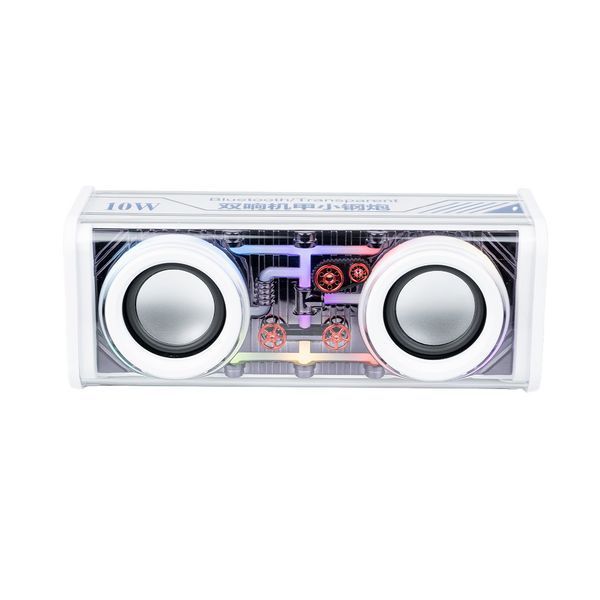 Колонка портативна V8 BT/TF/USB/TWS 10 Вт біла V8W V8W фото