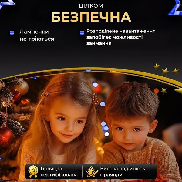 Гірлянда роса на пульті 100 метрів на 1000 led світлодіодів крапля на зеленому дроті синя 1000L100MGBL фото