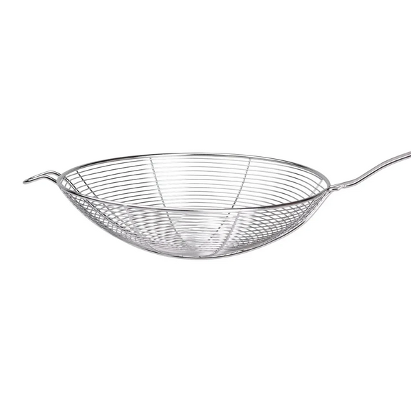 Шумовка из нержавеющей стали с ручкой &Oslash; 20 см для фритюра HP-19-16-20CM HP-19-16-20CM фото