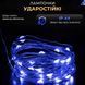 Гірлянда роса на пульті 100 метрів на 1000 led світлодіодів крапля на зеленому дроті синя 1000L100MGBL фото 4