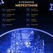 Гірлянда роса на пульті 100 метрів на 1000 led світлодіодів крапля на зеленому дроті синя 1000L100MGBL фото 8