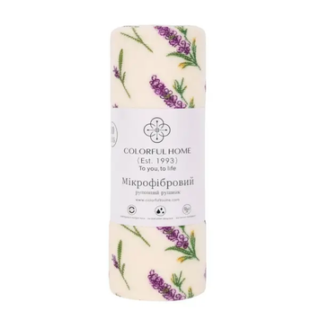Відривні кухонні серветки з мікрофібри в рулоні 25х25 см (20 шт) Lavender 544-1W 544-1W фото