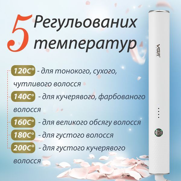 Термощітка VGR V-586 з функцією іонізації V586W фото