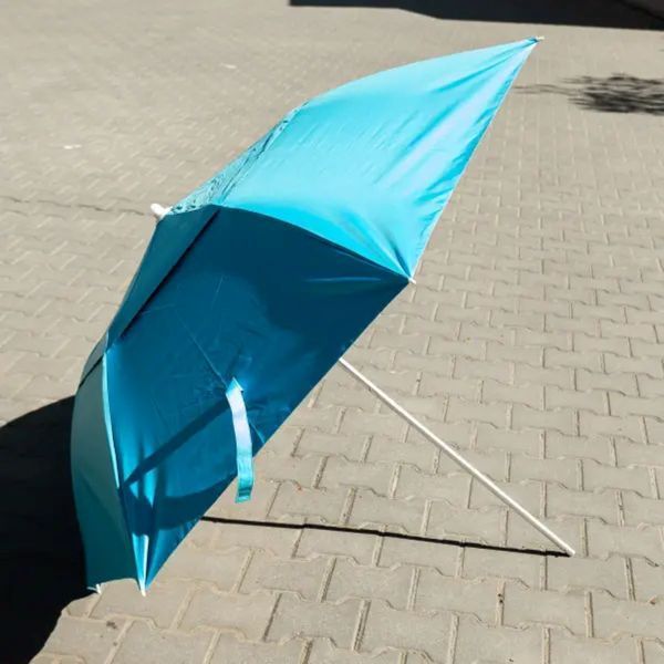 Зонт кемпинговый 150 см голубой прочный защита от дождя солнца HP-JW-2 HP-JW-2 фото