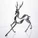 Декоративная фигурка Reindeer 30х8х29 см металлическая Yiwu Сріблястий HP-7-9 фото 1