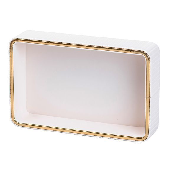 Салфетница на стол из эко-кожи 25 х 15. 5 х 5 см Белый TS Kitchen Білий HP9900W фото