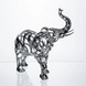 Декоративная фигурка Elephant 25х10х25 см металлическая Yiwu Сріблястий HP-7-10 фото 3