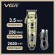 Аккумуляторная машинка для стрижки VGR V-005 с насадками 8 шт sp9726 фото 3
