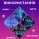 Світлодіодна гірлянда-штора Зірки та ялинки 3x0,9м 10 фігур, мультиколор 1733069ML фото 3