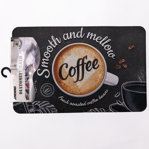 Килимок для кухні Smooth and mellow Coffee 58*38 см діатомітовий HP-42-45 HP-42-45 фото