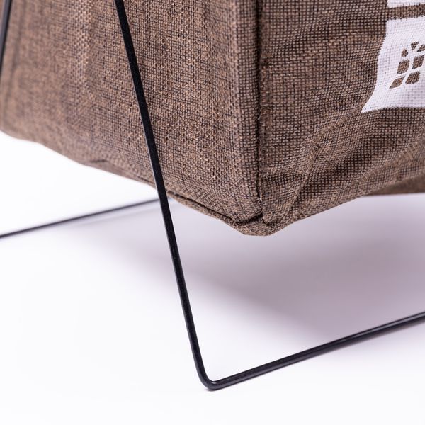 Кошик для білизни на підставці 36&times;32&times;52 (см) м'який Коричневий HP-41-11HAKI HP-41-11HAKI фото
