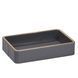 Салфетница на стол из эко-кожи 25 х 15. 5 х 5 см Серый TS Kitchen Сірий HP9900G фото 2