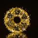 Хвойная лапа 50 метров гирлянда-нить Роса 1500 LED зеленая, желтый Garlando Жовтий 50м D1500L50MGY фото 6