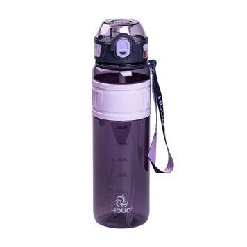 Пляшка для води Houo спортивна 1 літр з фліп кришкою фіолетова HP-14-33V HP-14-33V фото
