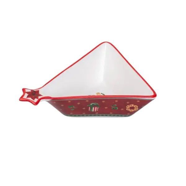 Салатница в форме елки 14.5&times;12 см новогодняя HP-SD-3 HP-SD-3 фото