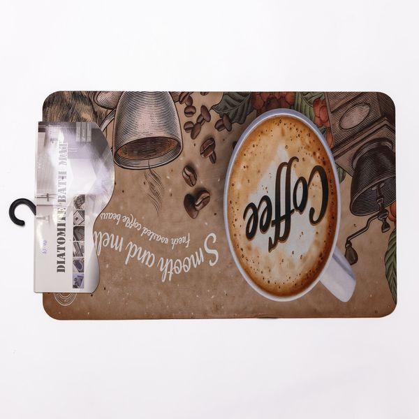 Килимок для кухні Coffee House 58*38 см діатомітовий HP-42-46 HP-42-46 фото