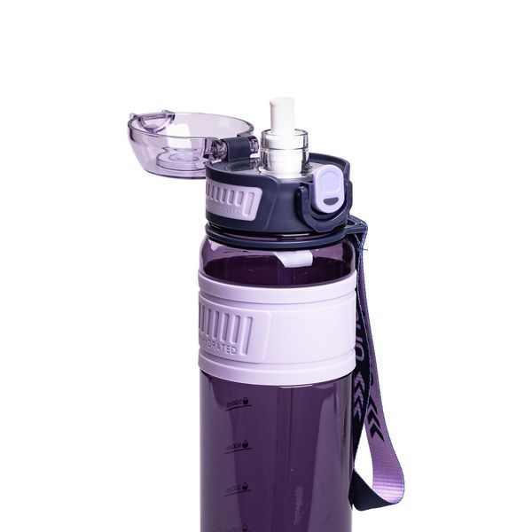 Бутылка для воды Houo спортивная 1 литр с флип крышкой фиолетовая HP-14-33V HP-14-33V фото
