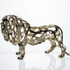 Декоративная фигурка Lion 29х11х20 см металлическая Yiwu Сріблястий HP-7-14 фото 1