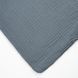 Пододеяльник сатори 160x220 см муслин 100% хлопок облачный серый BL-DC-19 CLOUDY GRAY фото 4