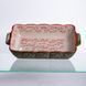 Форма для запекания Vintage 28&times;17&times;5 (см) прямоугольная форма для выпекания в духовке с ручками Зеленая HM05-10 HM05-10 фото 1