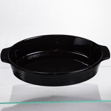 Форма для запекания овальная 36&times;22.5&times;7 (см) форма для духовки 2 литра Черный SH1290 SH1290 фото