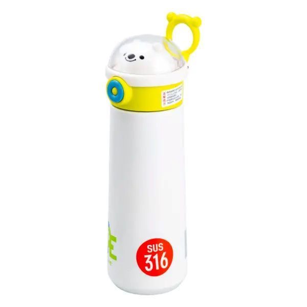 Термос дитячий 500 мл з трубочкою Жовтий HP17306GR HP17306GR фото
