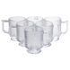 Набір чашок 6 шт для чаю та кави Goblet по 300 (мл) кружки скляні HP-19-L8 HP-19-L8 фото 1