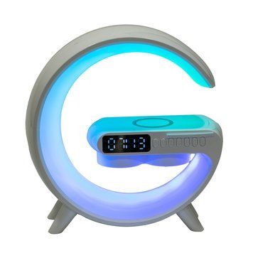 Портативна колонка із зарядкою для телефона та RGB-підсвіткою 15 Вт біла UR126 UR126 фото
