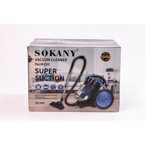 Пилосос Sokany SK-3387циклонний колбовий 3000 Вт SK-3387 фото