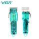 Професійна машинка для стрижки VGR Professional Clipper Transparent Green V-660 VEN660 фото 2