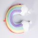 Подушка для шеи Rainbow U-образная, розовый Yiwu Рожевий HP-56-13P фото 1