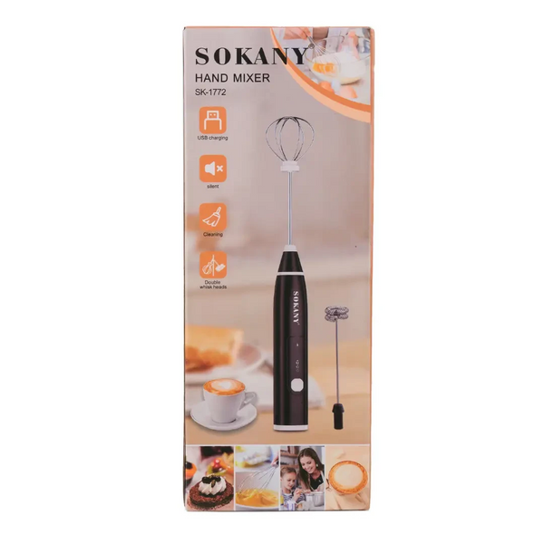 Капучинатор Sokany акумуляторний Білий SK1772W SK1772W фото