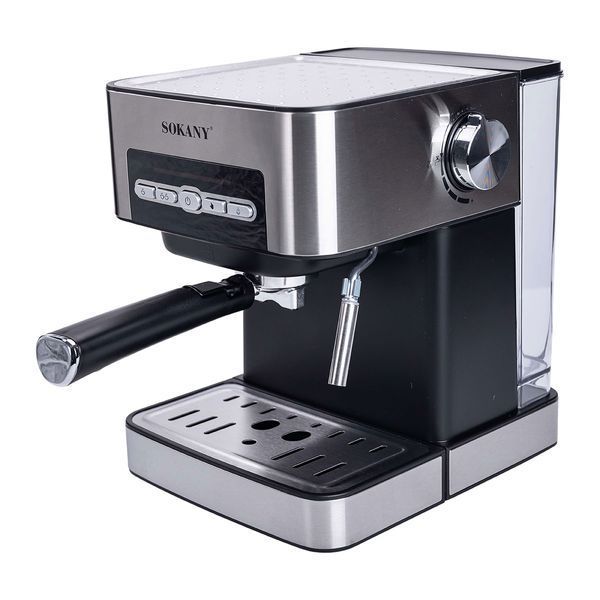 Кофеварка с трубкой для молока 1.6 л кофемашина для дома 850 Вт Sokany SK-6862 SK-6862 фото